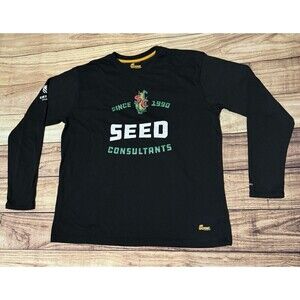 Berne Work Wear Seed Consultants Endurance since 1990 T Shirt XL Long Sleeve